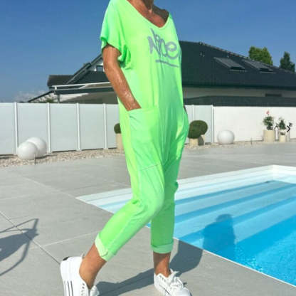 Damski kombinezon casualowy z kieszeniami