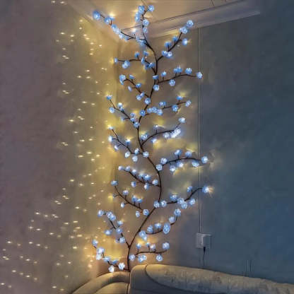 BRANCH LIGHT OŚWIETLENIE GAŁĘZI KWIATOWEJ WIŚNI
