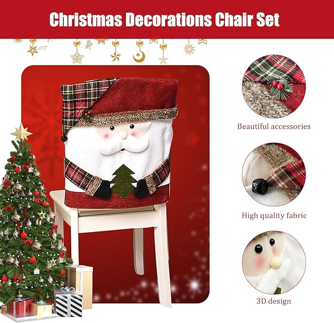 🎅Christmas Sale 49% OFF🎄Cute Christmas Themed Chair Covers🔥