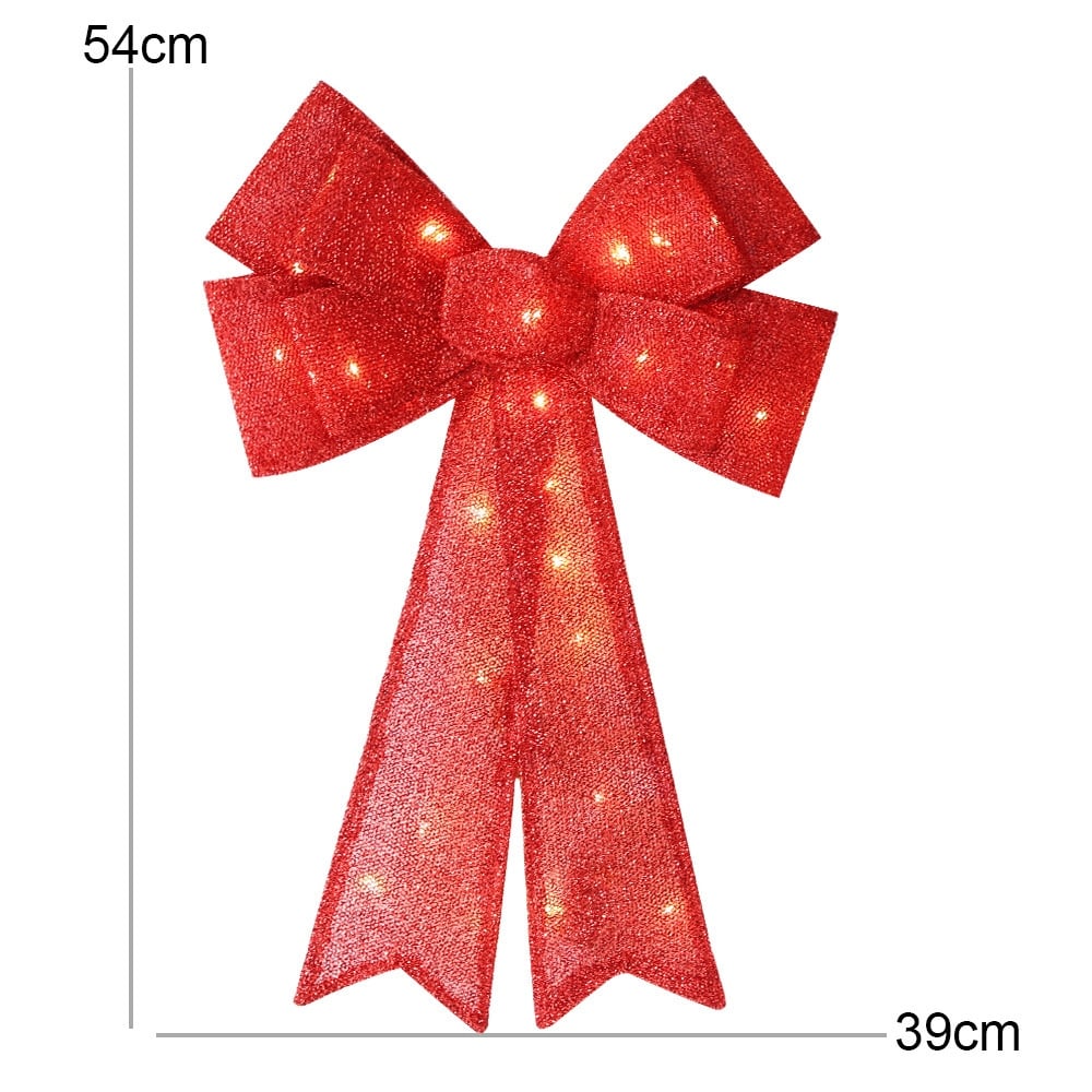 🎄 ​​Sparkle-now Pre-sale!​​ 🎀✨ ​​LIT CHRISTMAS BOW​​