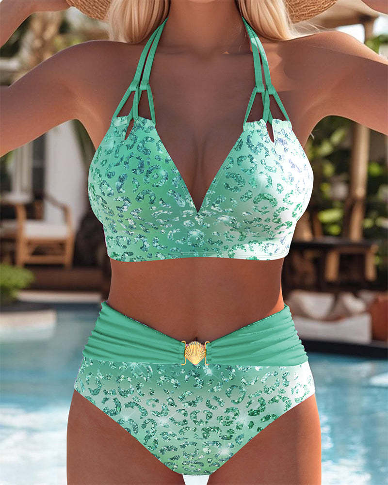 Kantarka Seksowna drukowana bikini stanika