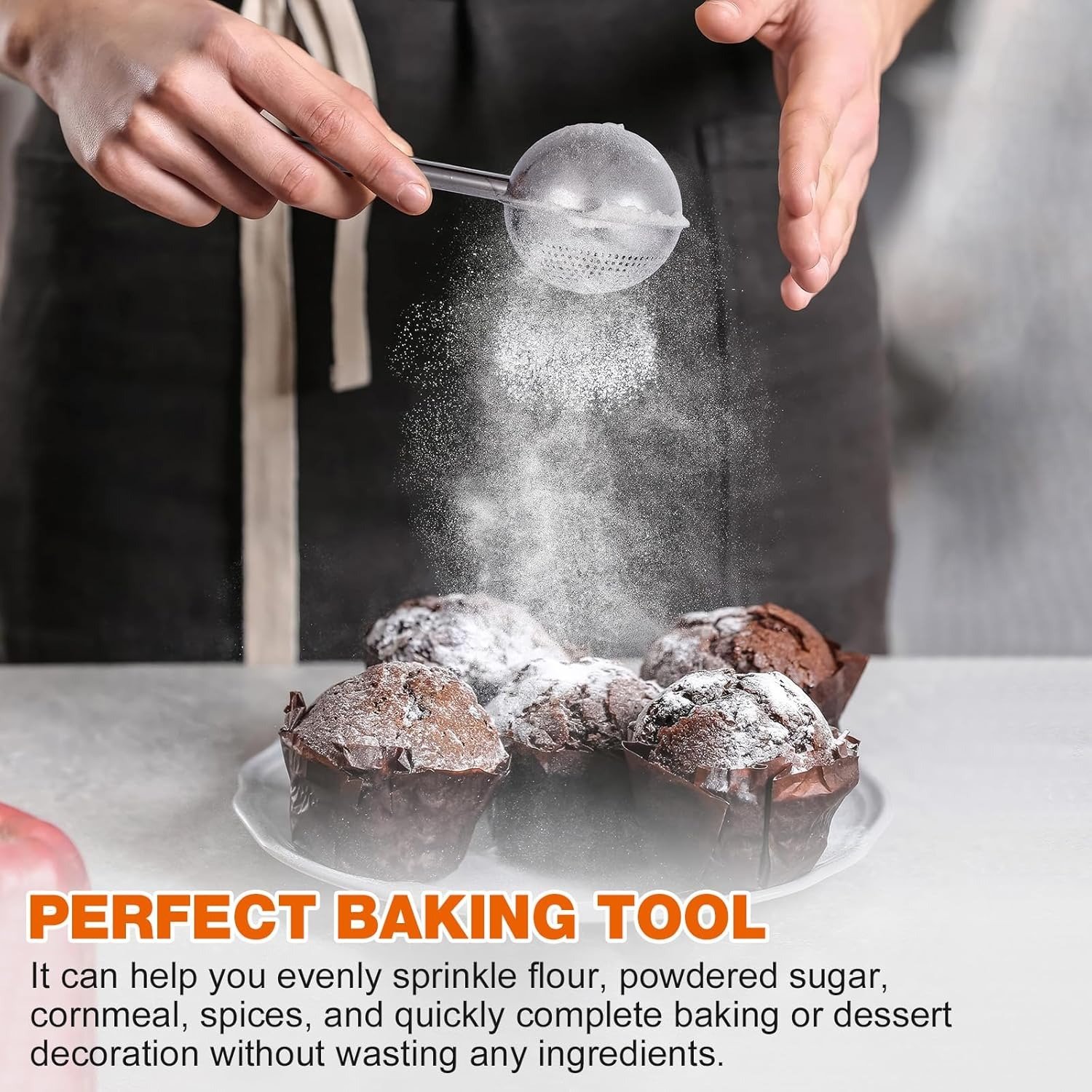 🔥LAST DAY 49% OFF - 🛠️🔥Multifunctional Stainless Steel Powder Sifter