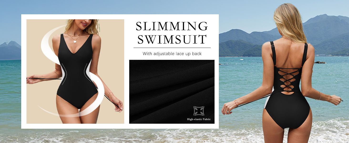 🏖️ Summer Hot Sale 50% OFF🏝️2025 new slim waist one-piece swimsuit👙