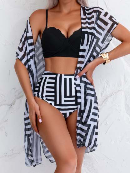 💛Gorąca wyprzedaż letnia - 50% zniżki💛Marzycielski kostium kąpielowy na ramiączkach z okryciem