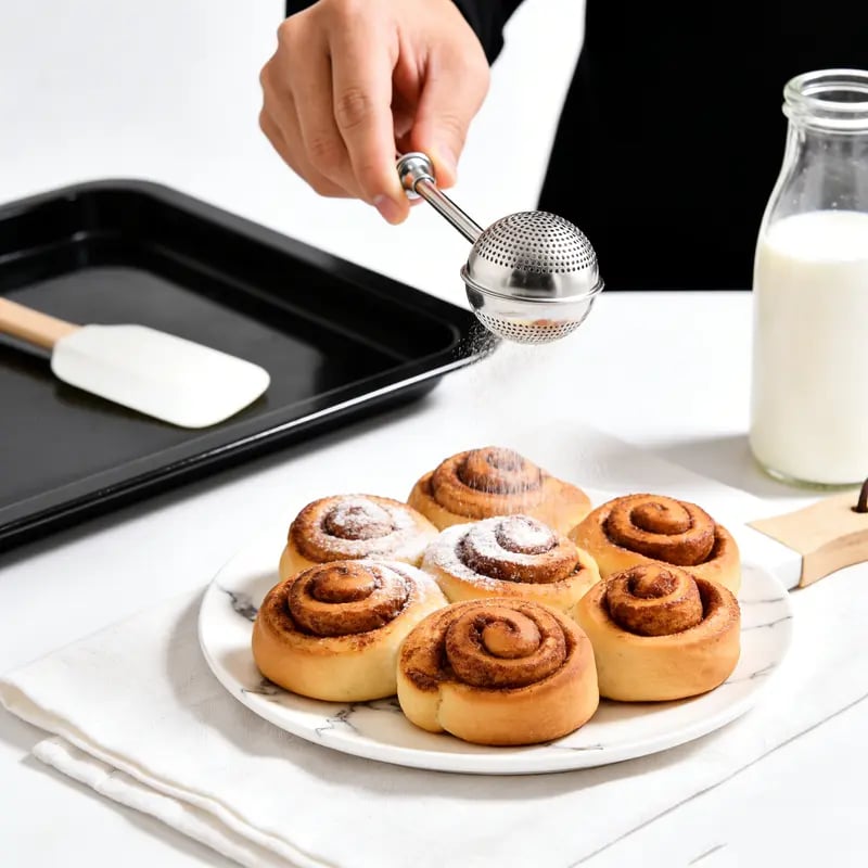 🔥LAST DAY 49% OFF - 🛠️🔥Multifunctional Stainless Steel Powder Sifter