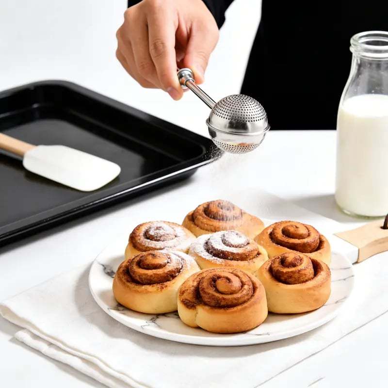 🔥LAST DAY 49% OFF - 🛠️🔥Multifunctional Stainless Steel Powder Sifter