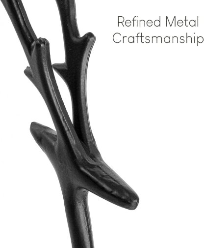 🎅Bestsellery świąteczne🦌Czarne figurki reniferów, ozdoby świąteczne