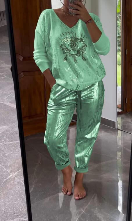 Modny dwuczęściowy komplet