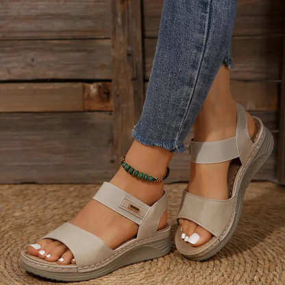 Women's Lightweight Wedge Sandals - Casual & Comfortable