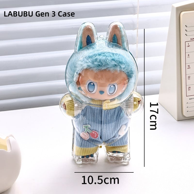 Clear Bag Keychain For LABUBU Plush Doll