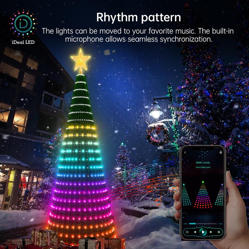 🎄Wyprzedaż przedświąteczna – 50% zniżki🎁Inteligentne oświetlenie świąteczne LED