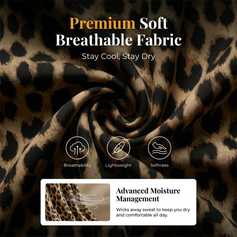 🐆 LIMITED-TIME ! ✨ Leopard Print Spaghetti Strap Mini Dress – Backless, Stretchy, Bodycon Fit 🌙