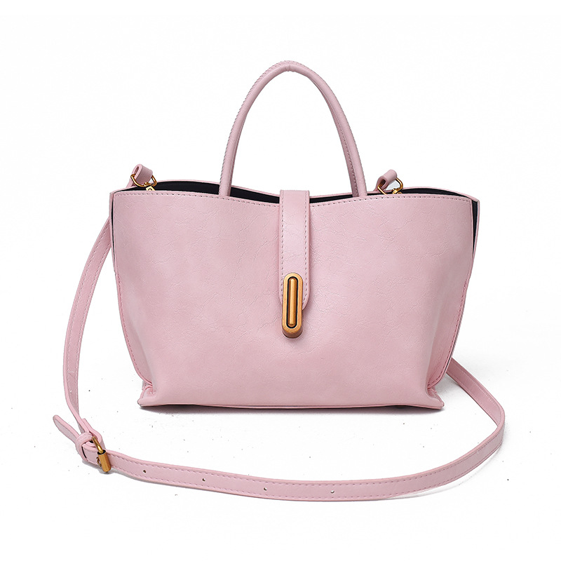 Women's Elegant Solid Color French Style Handbag