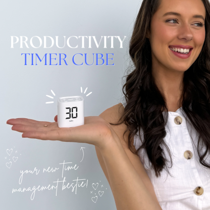 Productivity timer cube