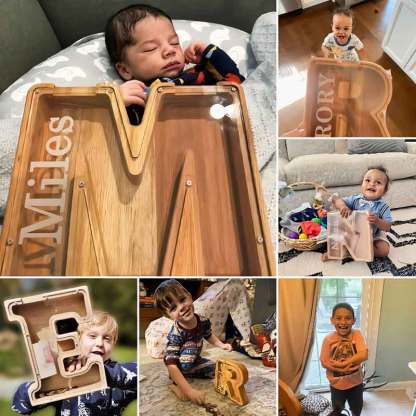 🎄Christmas Sale 49% OFF🎁Personalized Boys/Girls Piggy Bank-Wood Gift For Kids😘