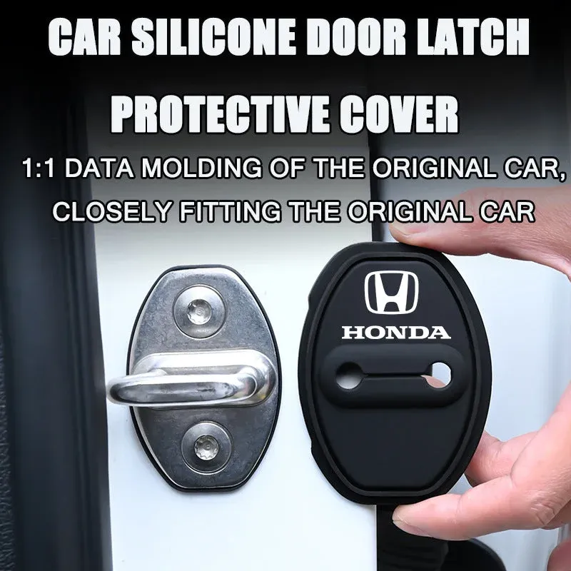 Car Silicone Door Latch Protective Cover(4 PCS/SET)