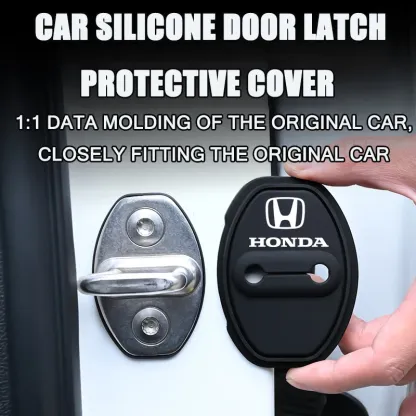 Car Silicone Door Latch Protective Cover(4 PCS/SET)