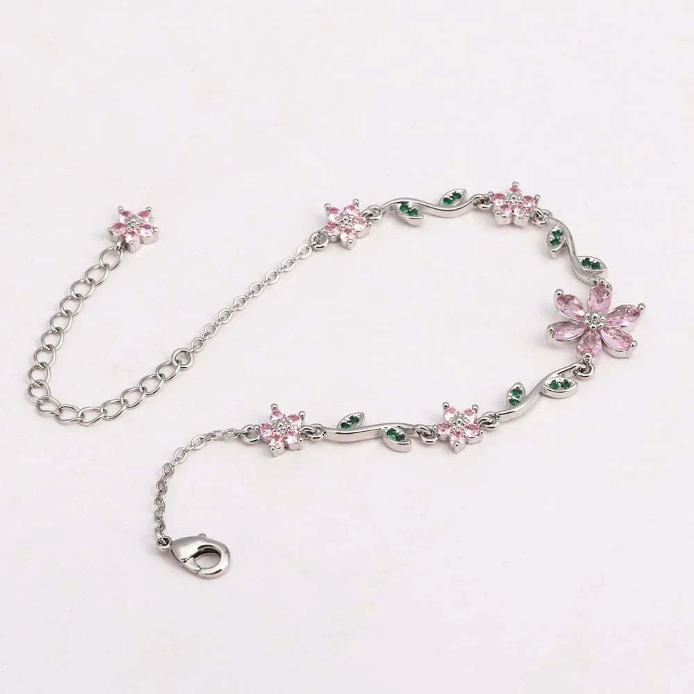 🔥2026 NEW ARRIVAL🔥 -Flower Bracelet（Perfect jewelry and gifts）