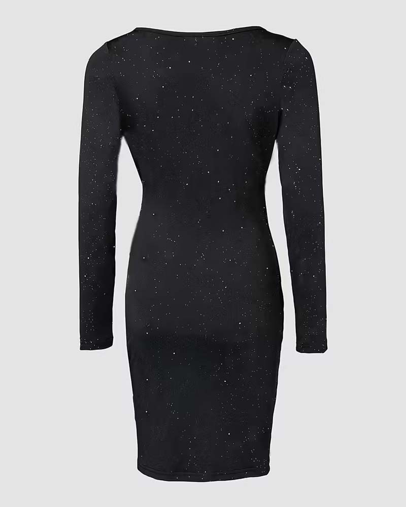 Sexy V-Neck Elegant Dress