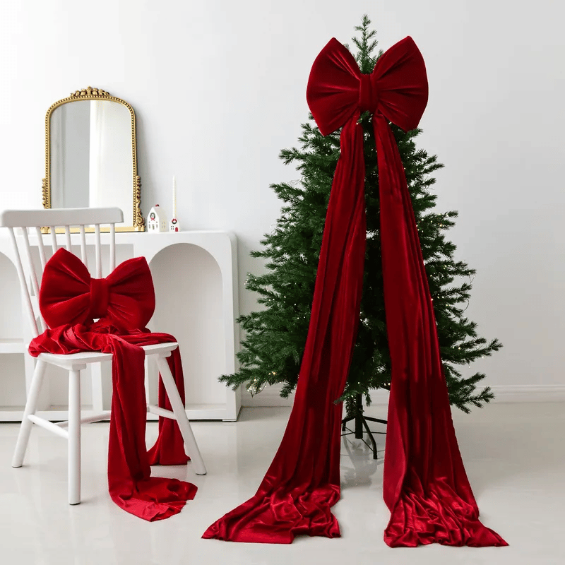 🎀Giant Christmas bows tree decorations🎄