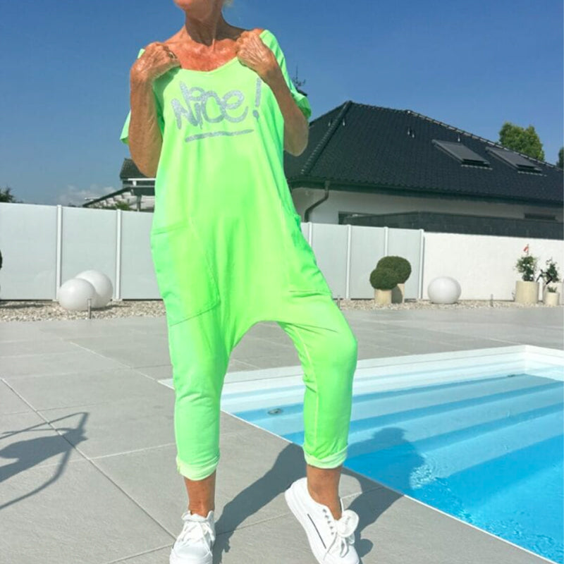 Damski kombinezon casualowy z kieszeniami