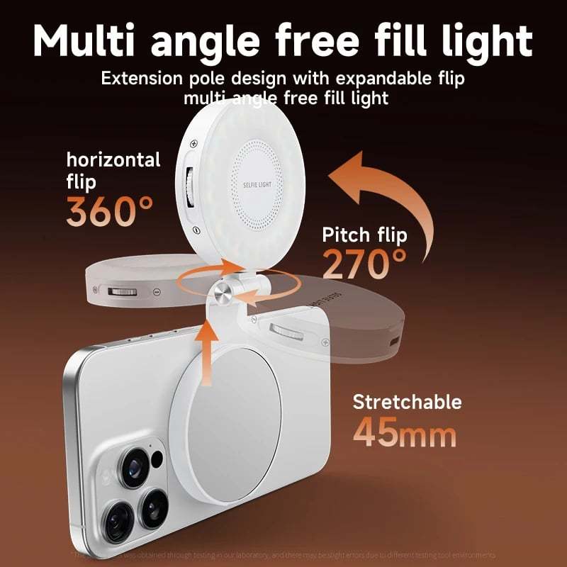 💥OSTATNI DZIEŃ WYPRZEDAŻY 49% ZNIŻKI💥Magnetyczna lampa upiększająca 3 w 1 do selfie dla telefonów