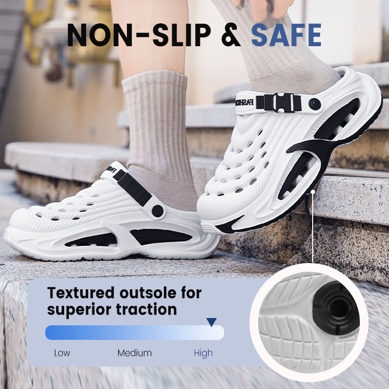 👟50% ZNIŻKI🌬️Męskie uniwersalne sandały 2 w 1 – gruba podeszwa EVA, antypoślizgowe i ultralekkie, oddychające🏃‍♂️