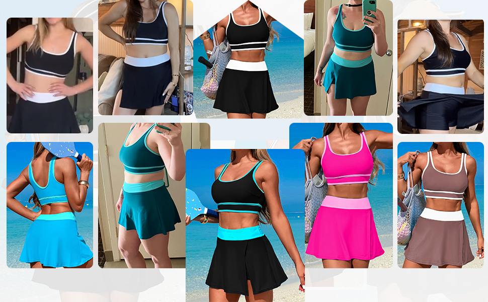 Swim Suits with skirt