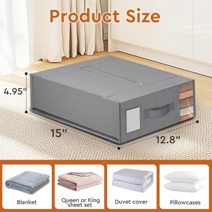Sturdy Foldable Bed Sheet Closet Organizers and Storage
