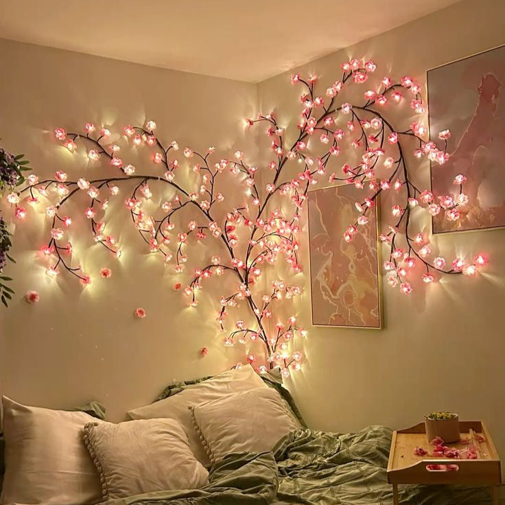 BRANCH LIGHT OŚWIETLENIE GAŁĘZI KWIATOWEJ WIŚNI