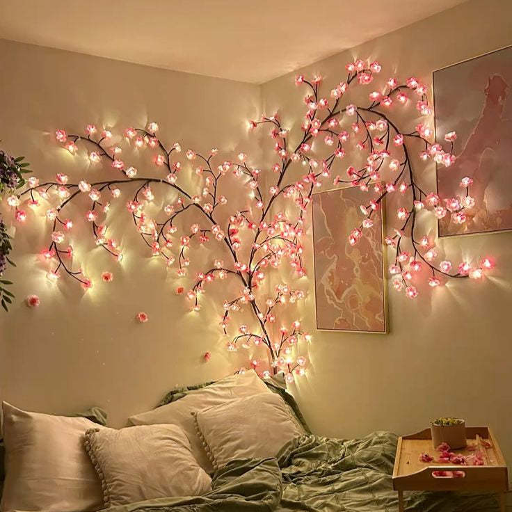 BRANCH LIGHT OŚWIETLENIE GAŁĘZI KWIATOWEJ WIŚNI