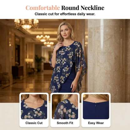 👗 40% OFF! ✨ Floral Overlay & Dress Set – Elegant, Feminine ✨