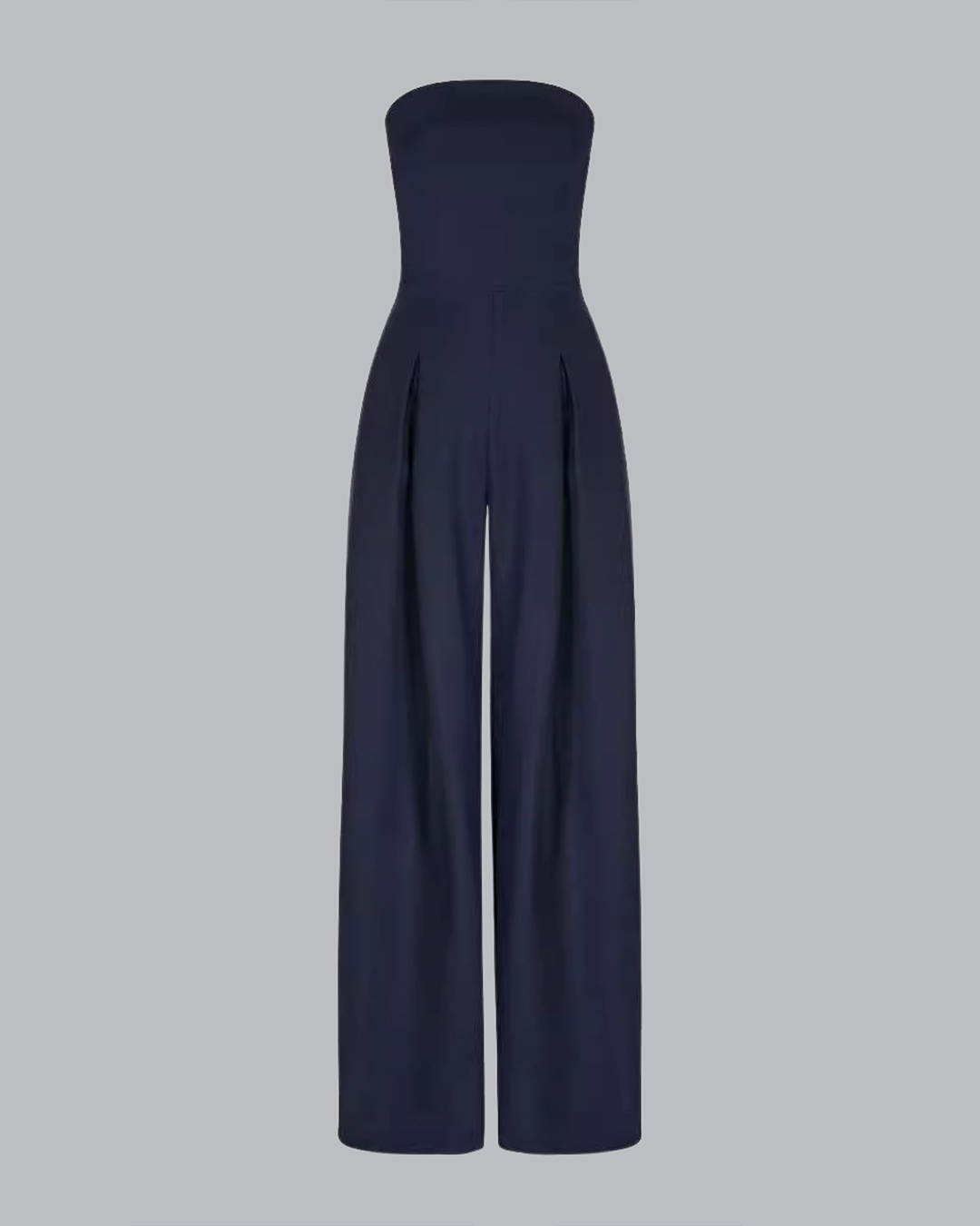 Women's Strapless Jumpsuit With Pockets