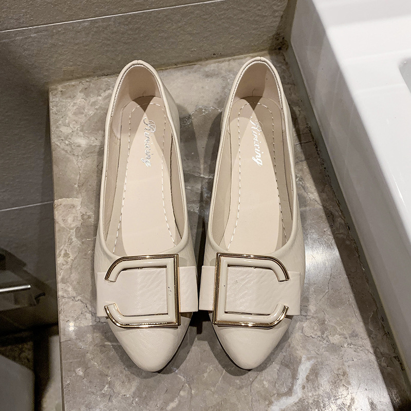 One Pedal Lazy Pointed Shallow Mouth Single Shoes