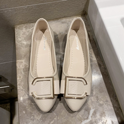 One Pedal Lazy Pointed Shallow Mouth Single Shoes