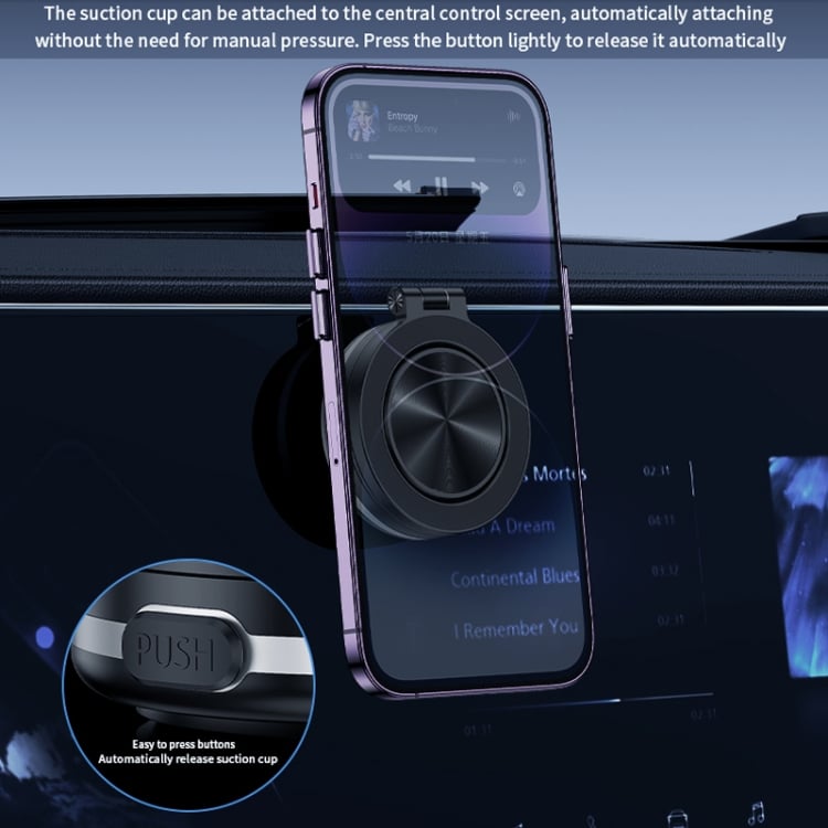 🔥🔥Vacuum adsorption vehicle-mounted magnetic mobile phone holder