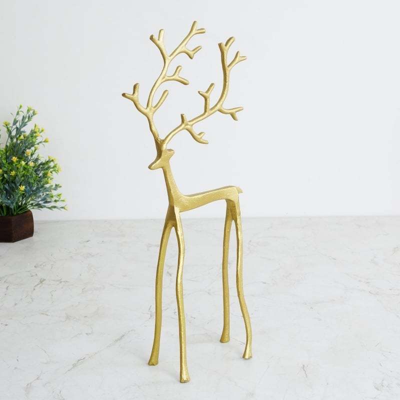 🎅Bestsellery świąteczne🦌Czarne figurki reniferów, ozdoby świąteczne
