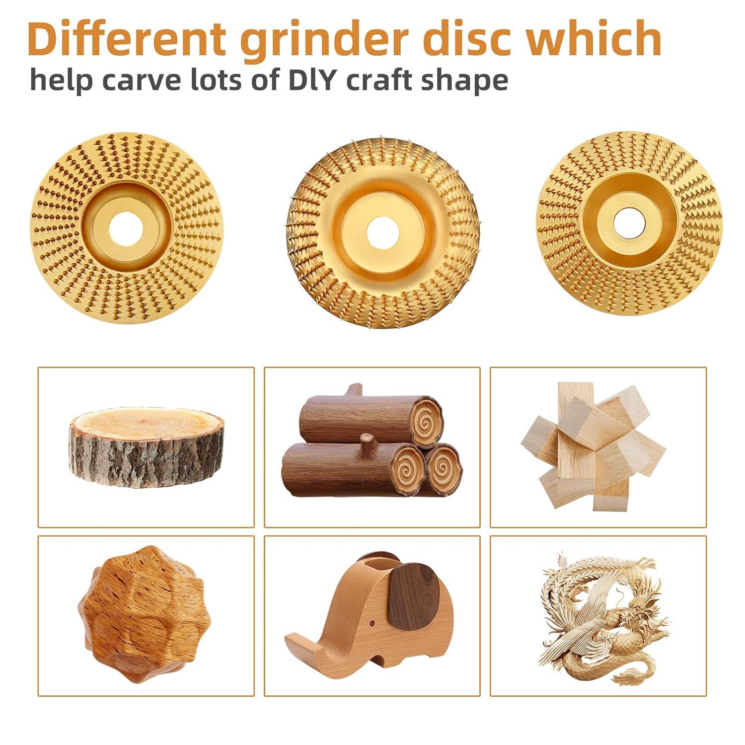 (🔥LAST DAY SALE 49% OFF🔥) 3PCS Wood Carving Disc Set
