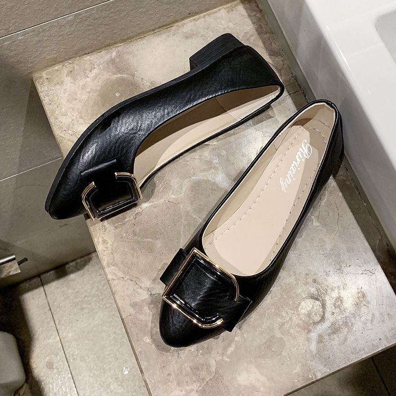 One Pedal Lazy Pointed Shallow Mouth Single Shoes
