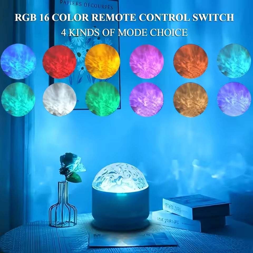 🔥✨Last Day Special Price 🎁Ocean Wave & 3D Water Ripple Projector Light