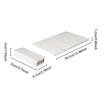 Foldable Silicone Draining Mat – Heat Resistant Design