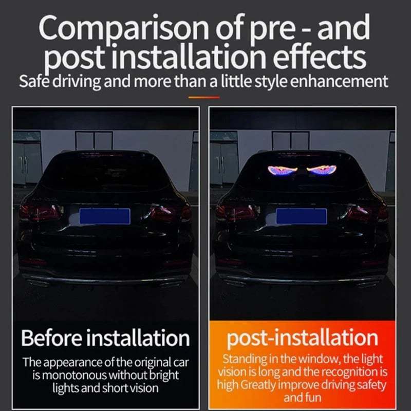 ⏳Ograniczona czasowo oferta specjalna⌛2 szt. świateł LED Devil Eyes na przednią szybę