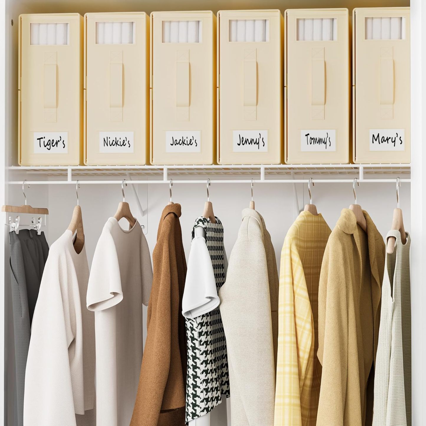 Sturdy Foldable Bed Sheet Closet Organizers and Storage