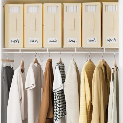 Sturdy Foldable Bed Sheet Closet Organizers and Storage