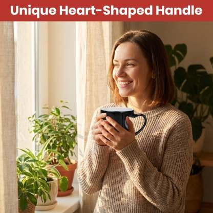 Heart-shaped Color-changing Ceramic Mug