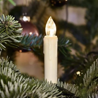 🎄Wireless Flameless Candles with Remote Control Timer and Clips