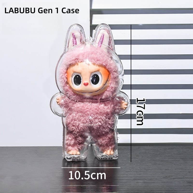 Clear Bag Keychain For LABUBU Plush Doll