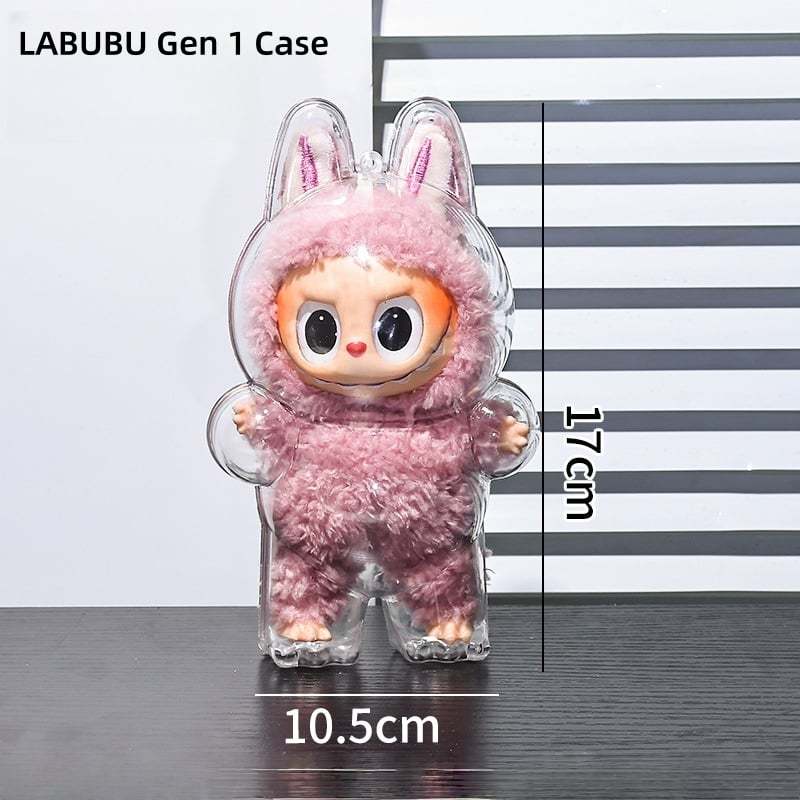 Clear Bag Keychain For LABUBU Plush Doll