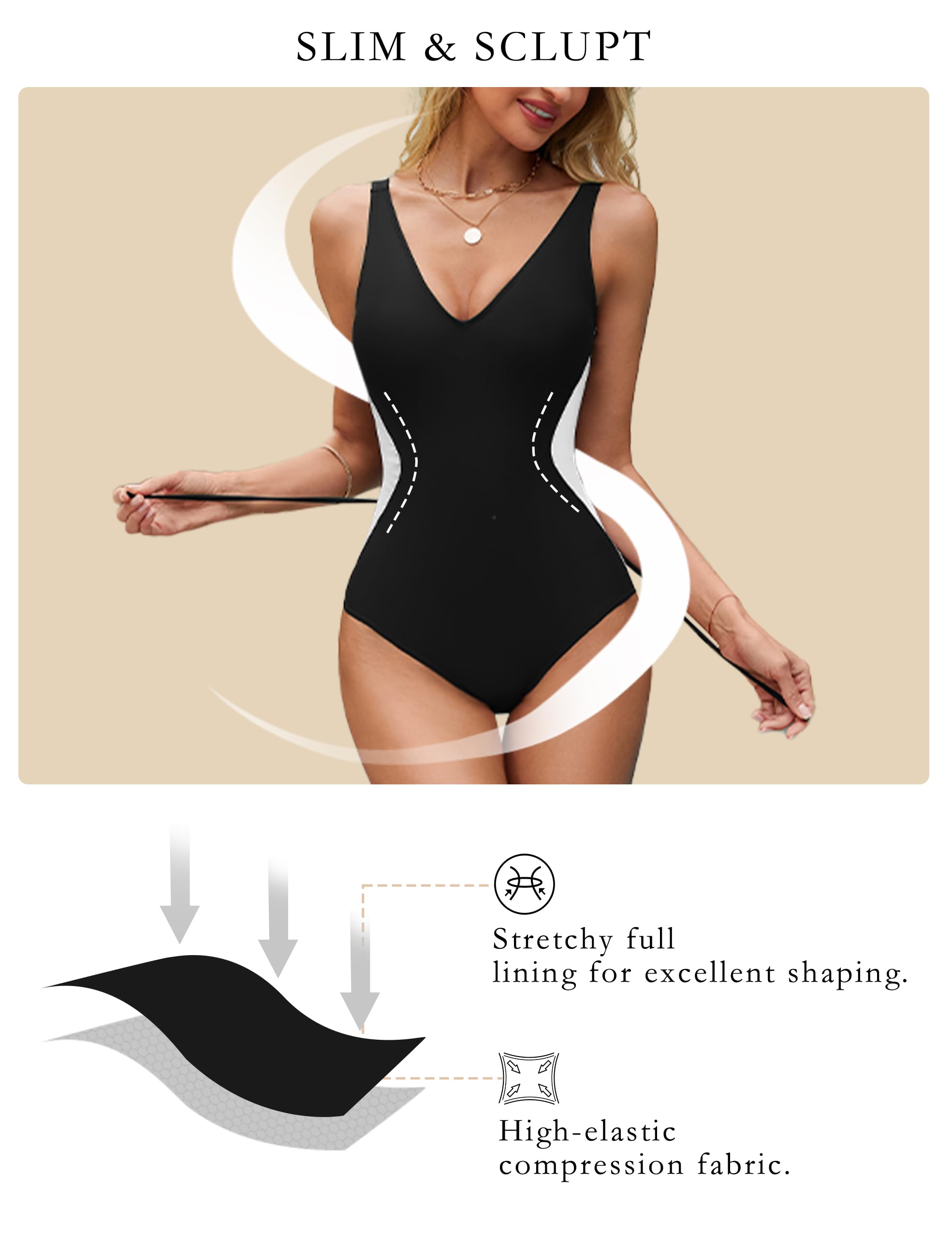 🏖️ Summer Hot Sale 50% OFF🏝️2025 new slim waist one-piece swimsuit👙