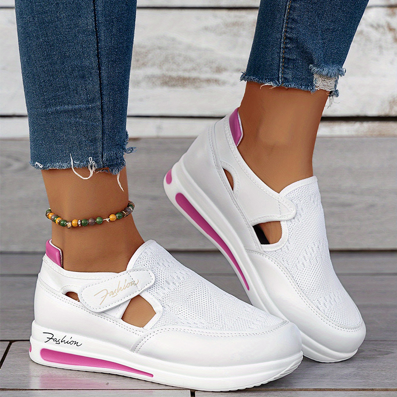 🔥Promocja ostatniego dnia – 50% zniżki - Damskie oddychające sneakersy ortopedyczne z siateczką i zapięciem na rzep